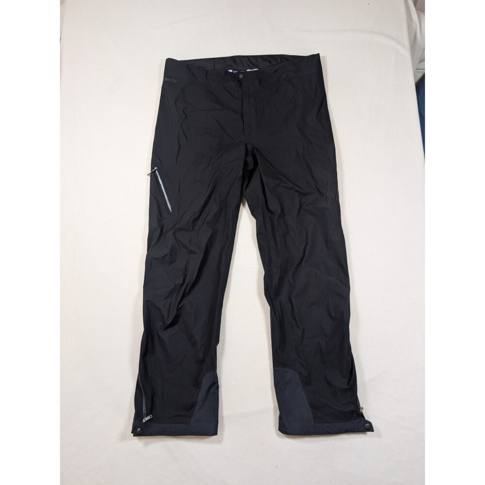 Patagonia GORE-TEX Leashless Pants Mens XXL Black Hiking Snow Ski Waterproof